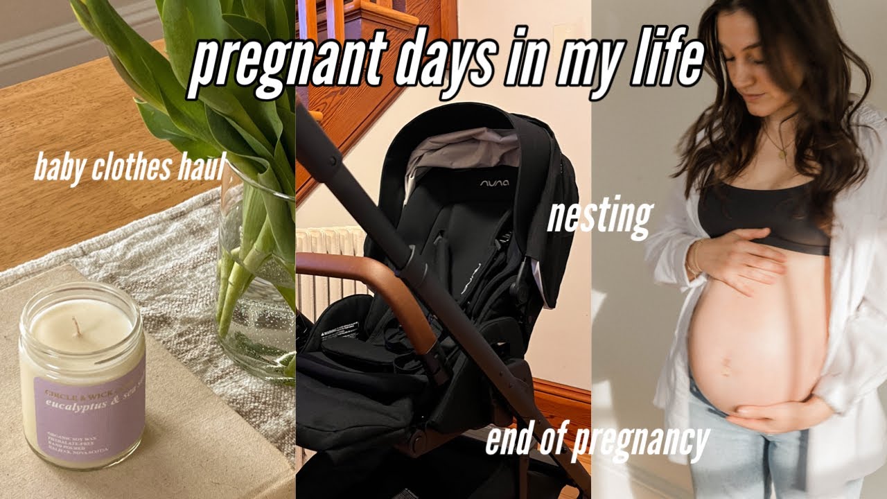 vlog: nesting, 39 weeks pregnant & postpartum prep