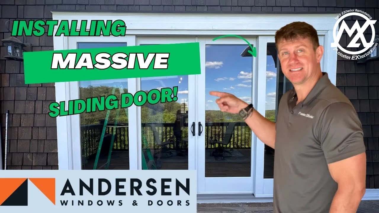 Andersen 400 Series Gliding Door Replacement | Monster Exteriors