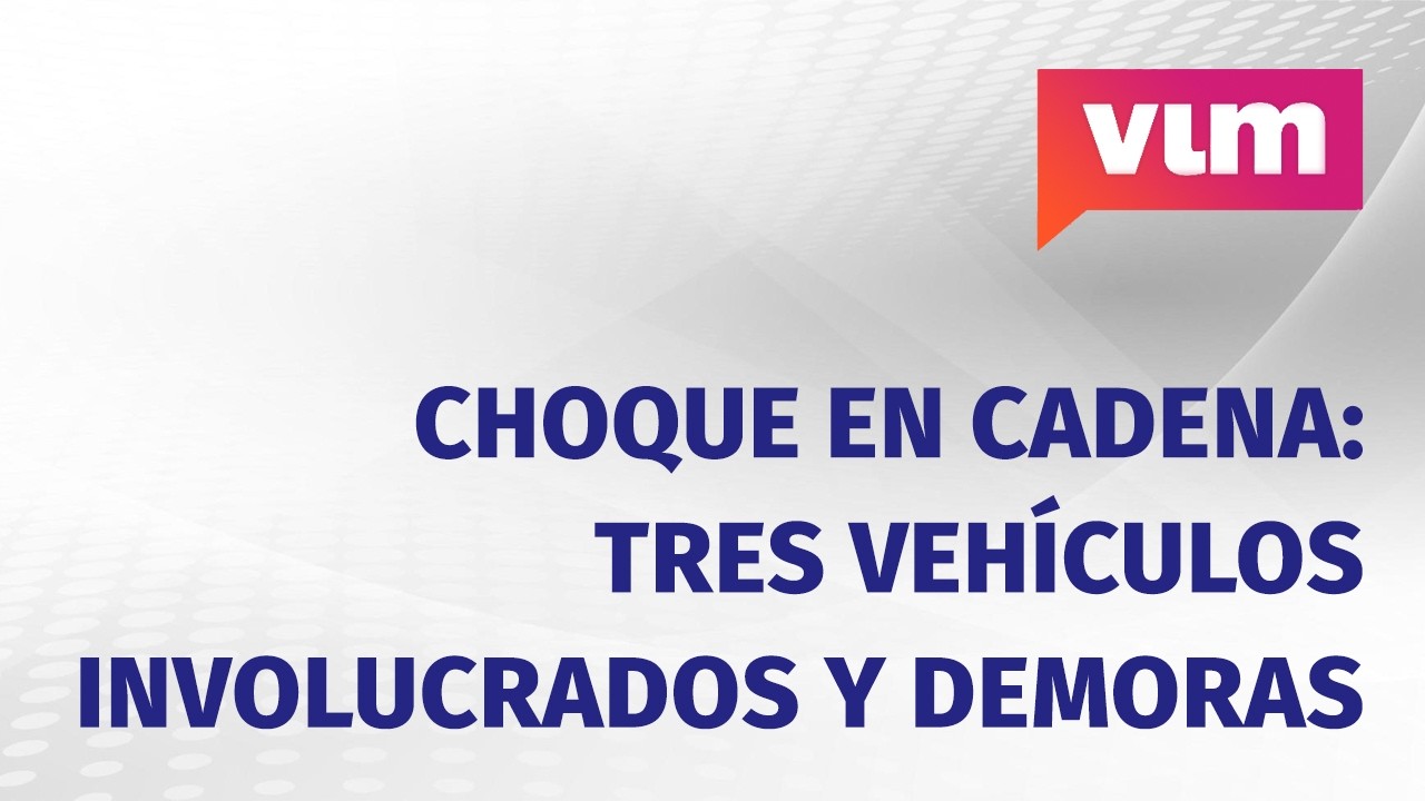 Choque en cadena en el Acceso Sur: tres vehículos involucrados y demoras hacia la Ciudad de Mendoza