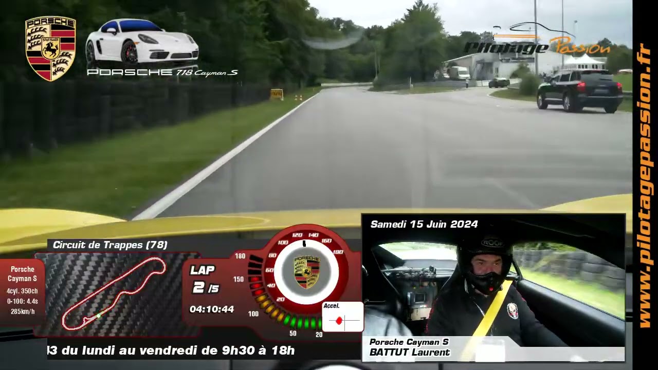 Porsche Cayman Circuit Beltoise Trappes