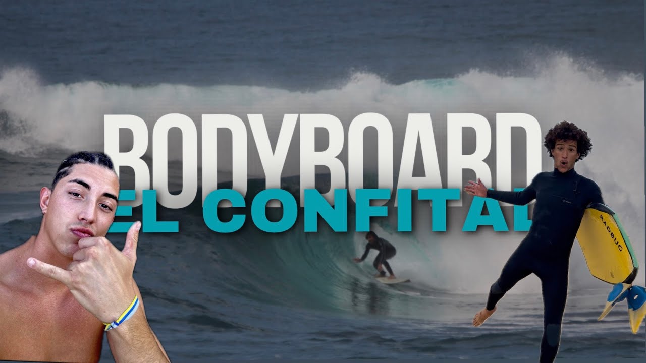 ¡Bodyboarding Confital Bay con Lionel Medina y Kevin Orihuela! 🎥🌴 #Bodyboard #Surf