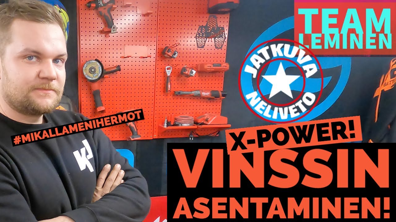 Vinssin asennus ja muutama keskivaikea jumi!
