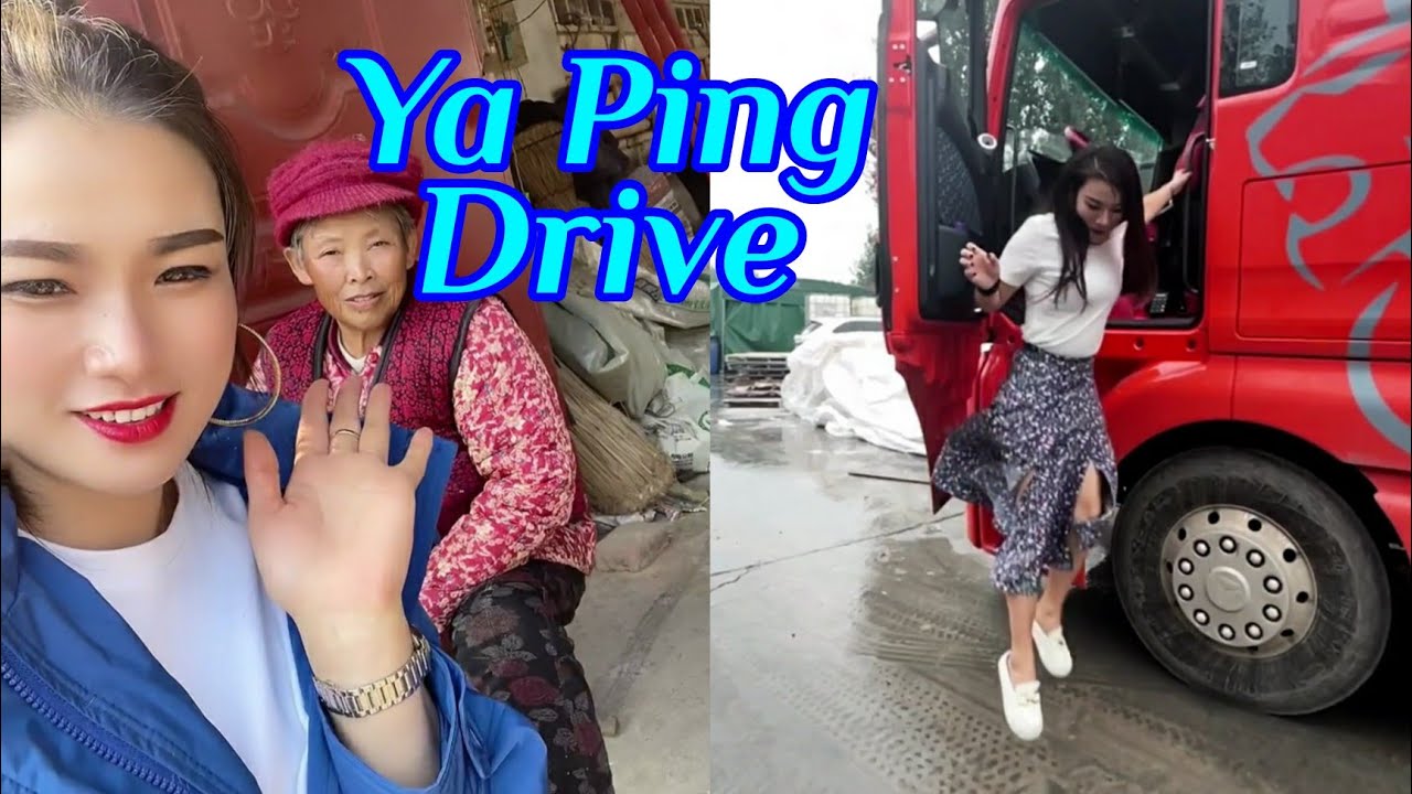 H&agrave;nh tr&igrave;nh hai ng&agrave;y đ&ecirc;m.  Nữ t&agrave;i xế xe tải  xinh đẹp Ya Ping