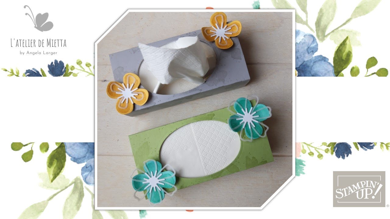 Boîte pour mouchoirs de poche