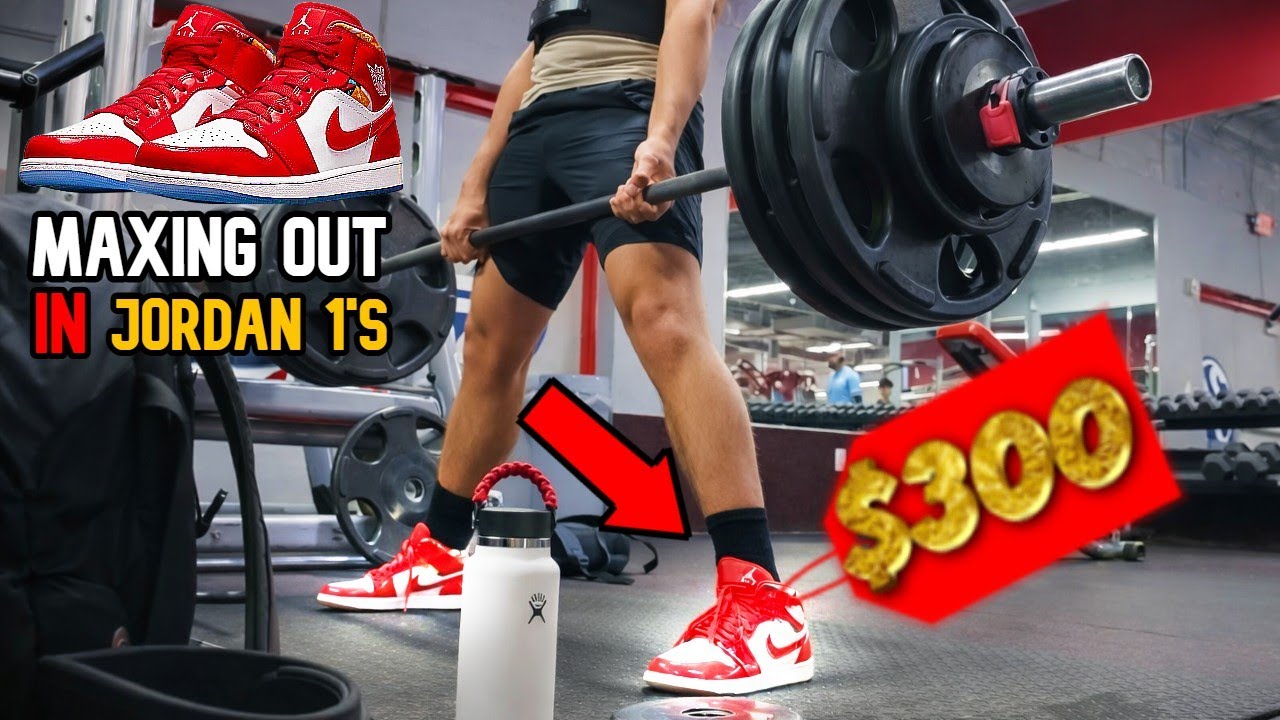Maxing Out My Deadlift in Jordan 1s