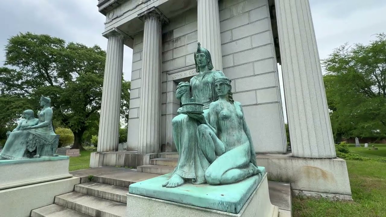 Norfolk, Virginia! Elmwood Cemetery! Amazing Mausoleum of Mosby Ranger, John H Core (May 12, 2025)