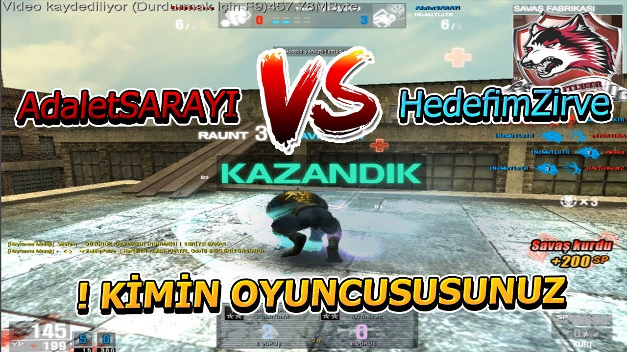 Kimin Oyuncususunuz Lann !! AdaletSARAYI & HedefimZirve   NEMUTLUTR KLAN SAVASLARI