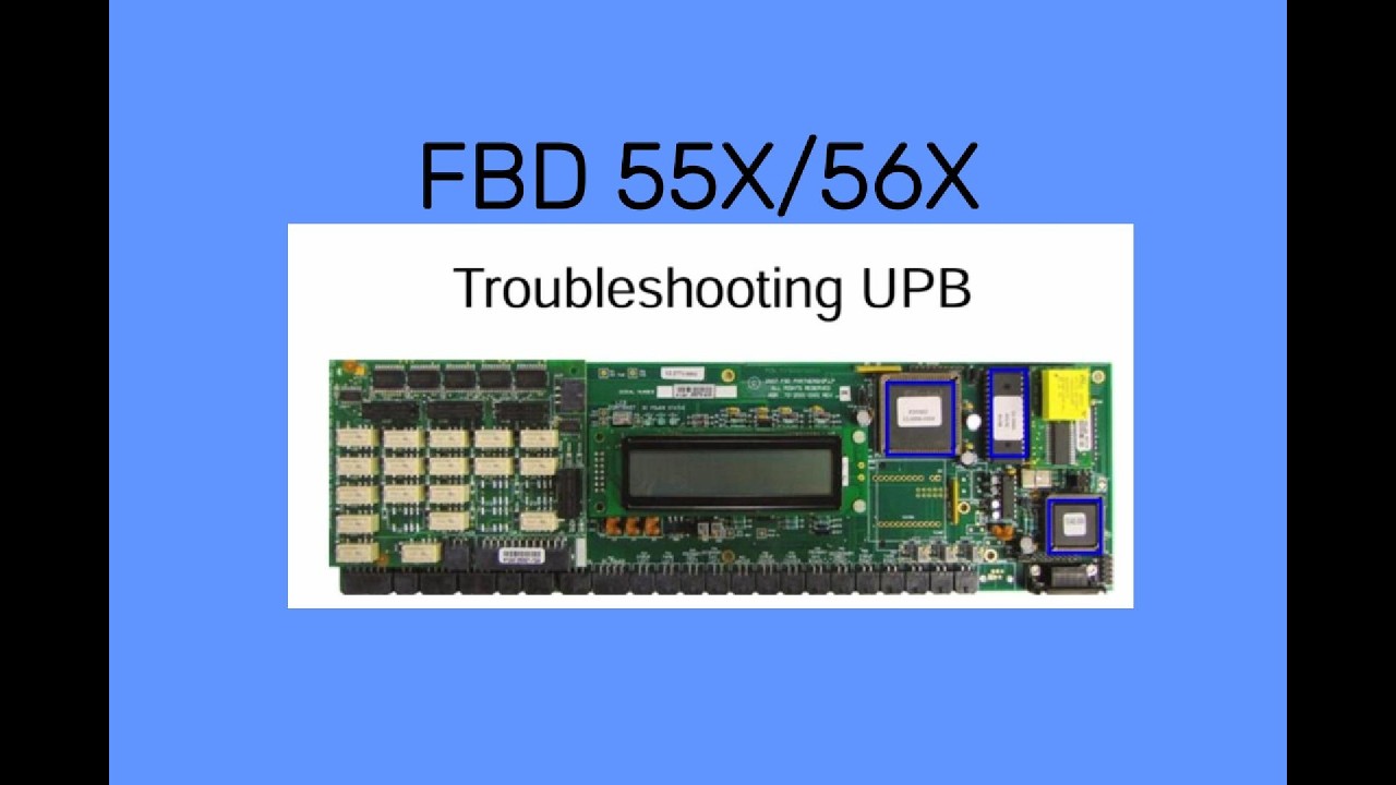 Устранение неполадок FBD на UPB