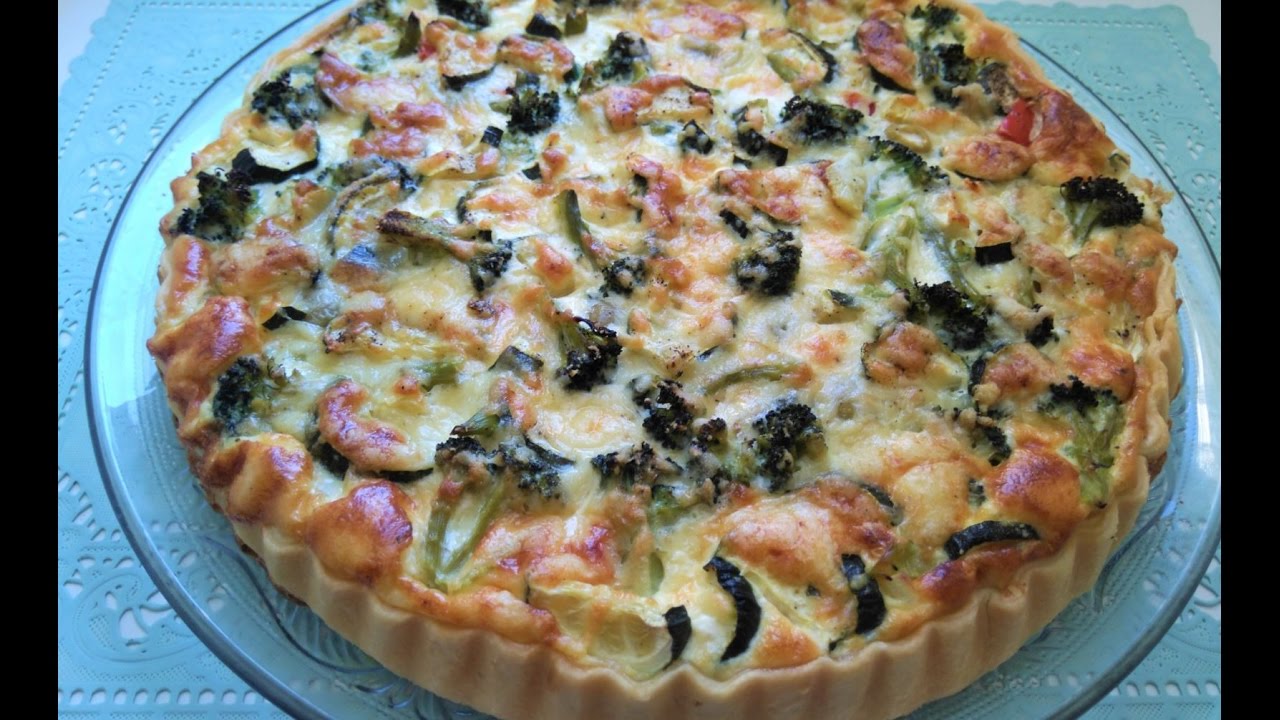 حرتي شنو توجدي للعشا ؟ دخلي وشوفي كيف تحضري الذ واسهل كيش بالخضار quiche aux légumes