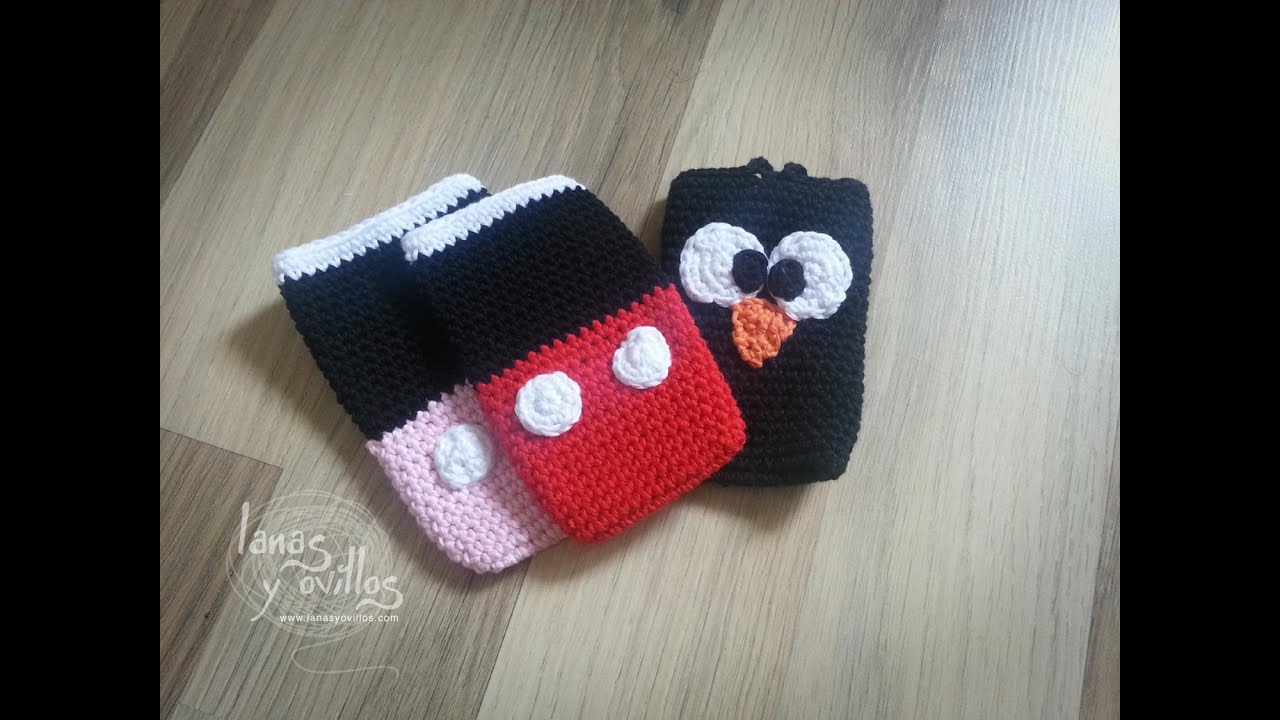 Tutorial Funda Smartphone a Crochet o Ganchillo Paso a Paso en Español