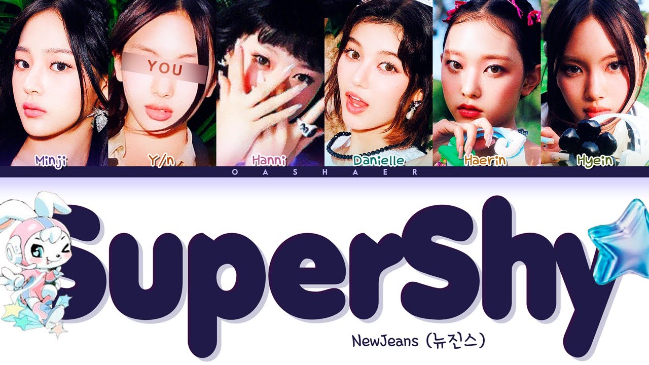 [NewJeans 뉴진스] Super Shy : 6 members (You as member) Color Coded Lyrics