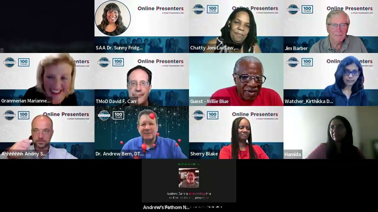 Edx- Guest Comments - Online Presenters Toastmasters, 2024