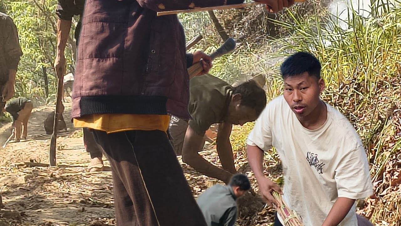  road cleaning for jum kheti