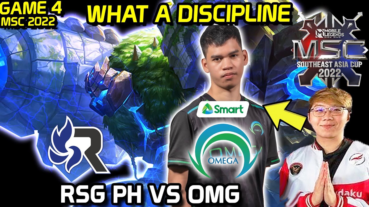 LOWER FINAL GAME 4 MSC RSG PH VS OMEGA , WHAT A DISCIPLINE GAME