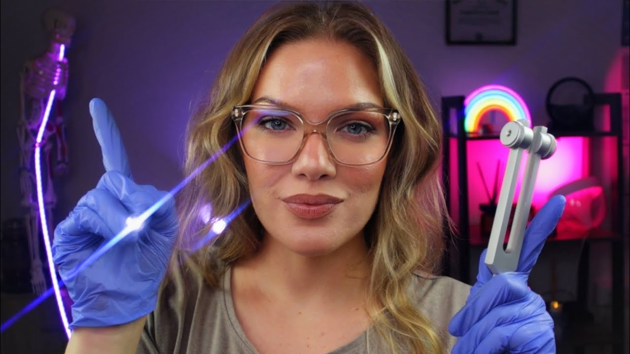 ASMR Esame Nervi Cranici Completo e Rilassante