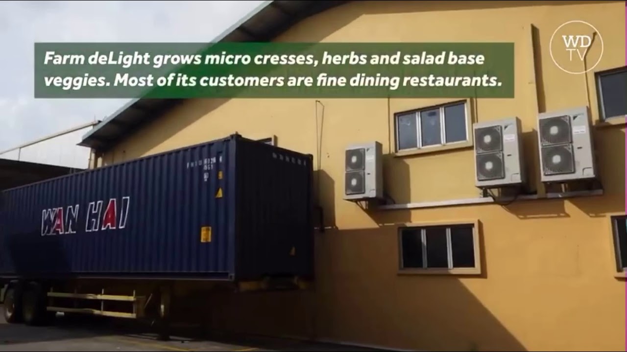Vertical farm:Wine&Dine Magazine introducing Arianetech's indoor farming project with Farm Delight