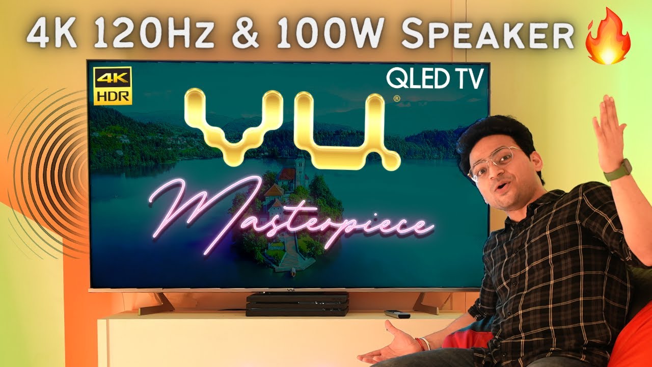 VU Masterpiece Glo QLED TV 2022 🔥 | 4K 120Hz QLED Gaming TV 🚀 | Best QLED TV 2022 ⚡️