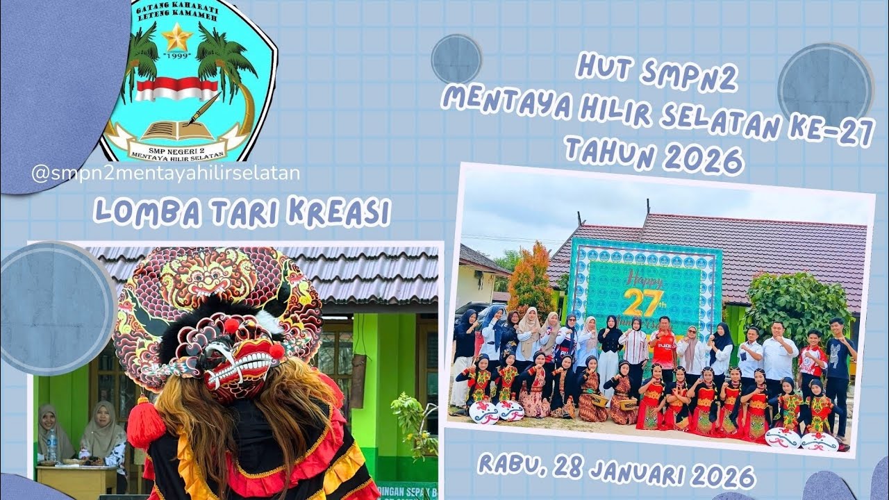 Full Lomba Tari Kreasi, HUT SMPN2 MHS Ke-27 #lomba #tarikreasi #taribarong #taribarongan  #smpn2mhs 