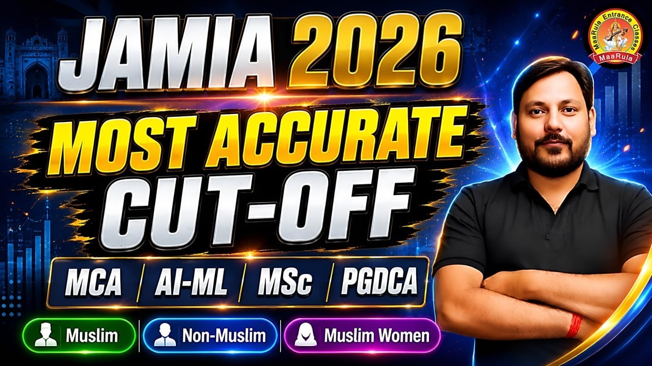 Jamia Safe Score & cut-off predication for muslim non muslims & muslim womens JAMIA-2026 #jamia#mca