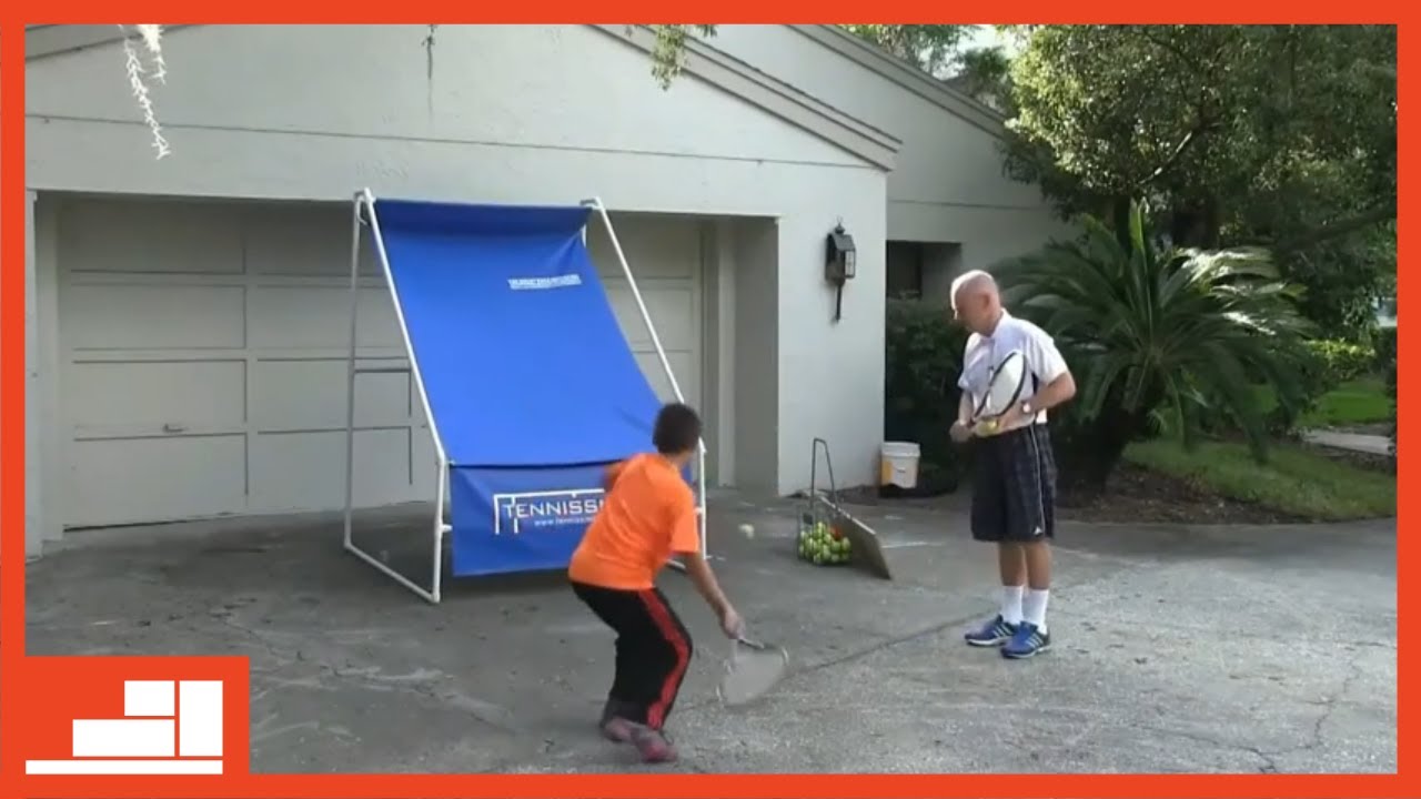 5 How to Practice Tennis at Home - Backboard Training