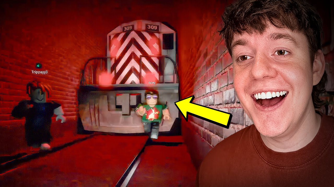 We Tried to ESCAPE The Roblox Train Tunnels