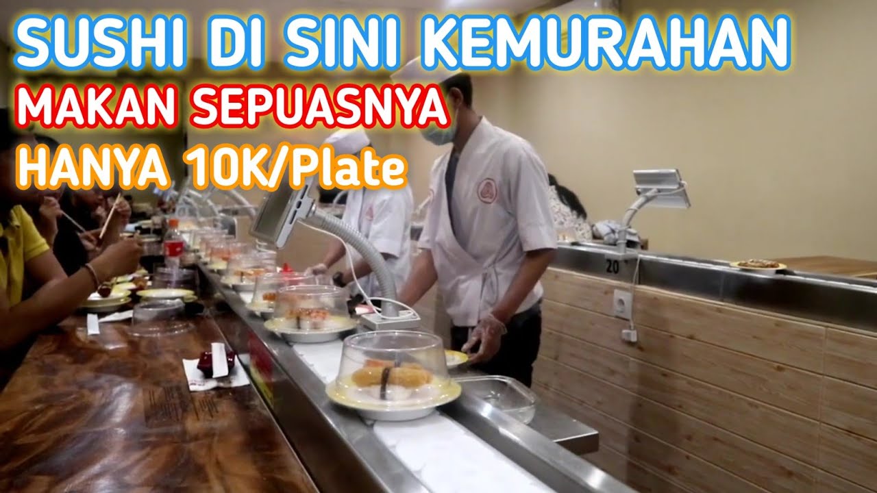 Makan Sushi Sepuasnya Hanya 10 ribu Per Plate - Pesan Sushi Sesukamu | Kuliner Bali