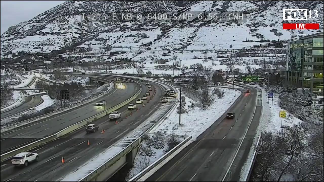Utah Highway Patrol trooper struck on I-215