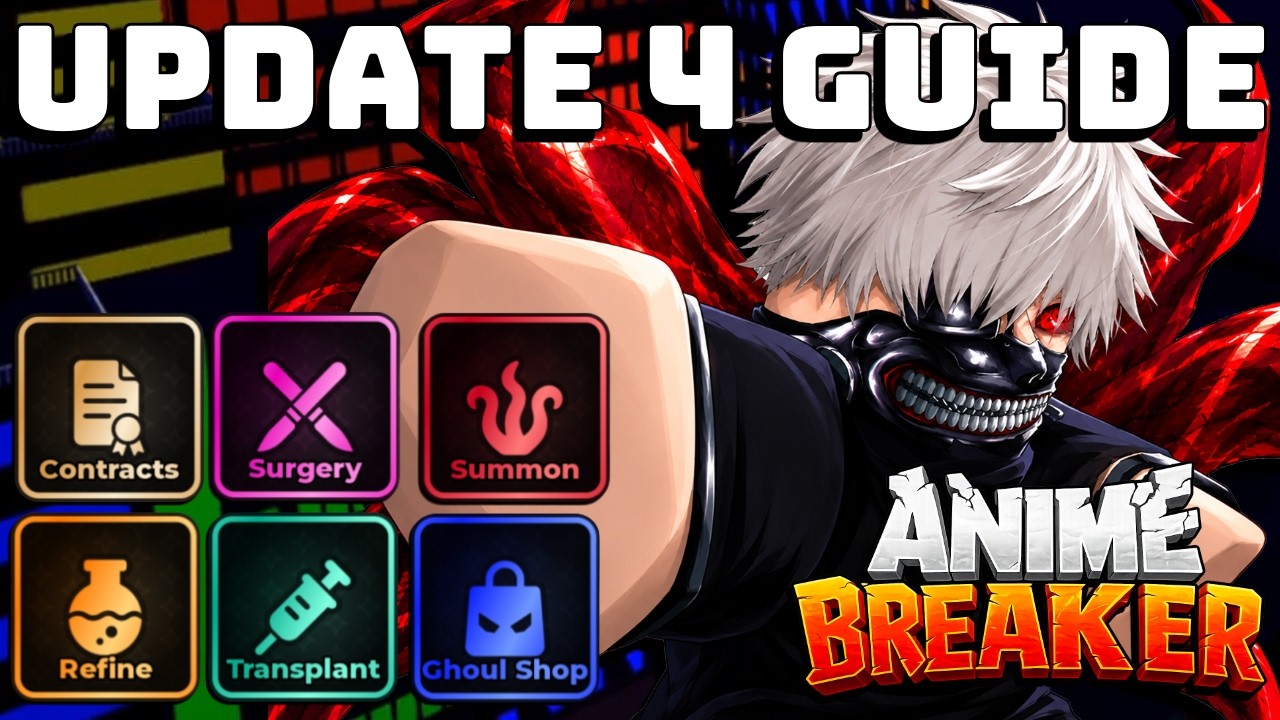 Гайд по обновлению 4 в Anime Breakers!! Мир 8 Tokyo Ghoul!! Новая лаборатория гулей и местоположе...