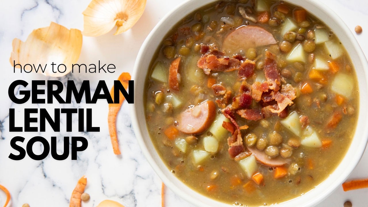 German Lentil Soup (Linsensuppe)