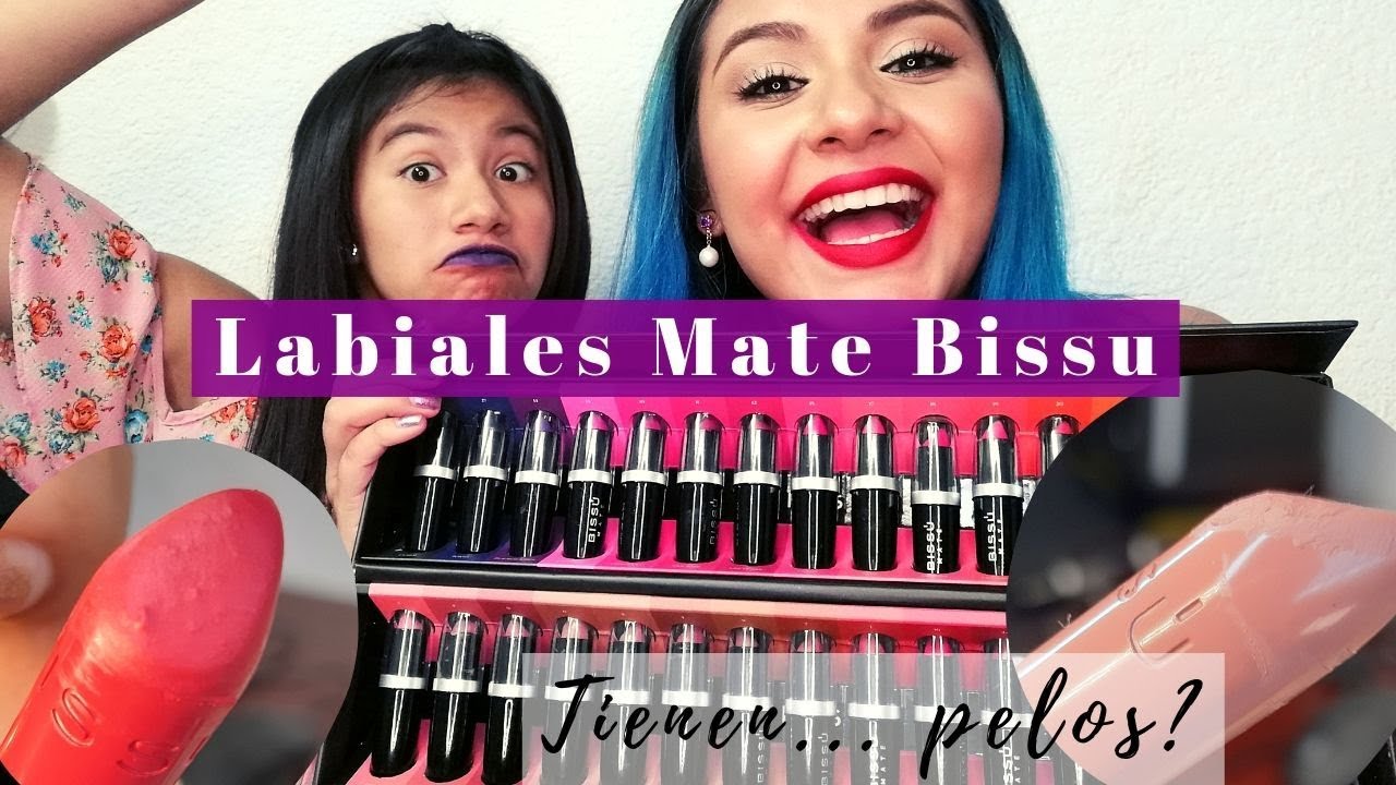 Nuevos labiales mate de Bissu! | ¿como se ven en morenitas?