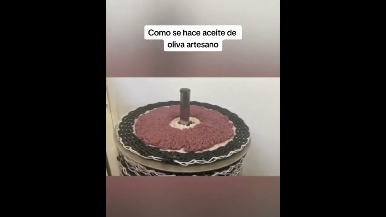ALMAZARA TRADICIONAL ARTESANAL PARA ACEITE DE OLIVA VIDEO 2