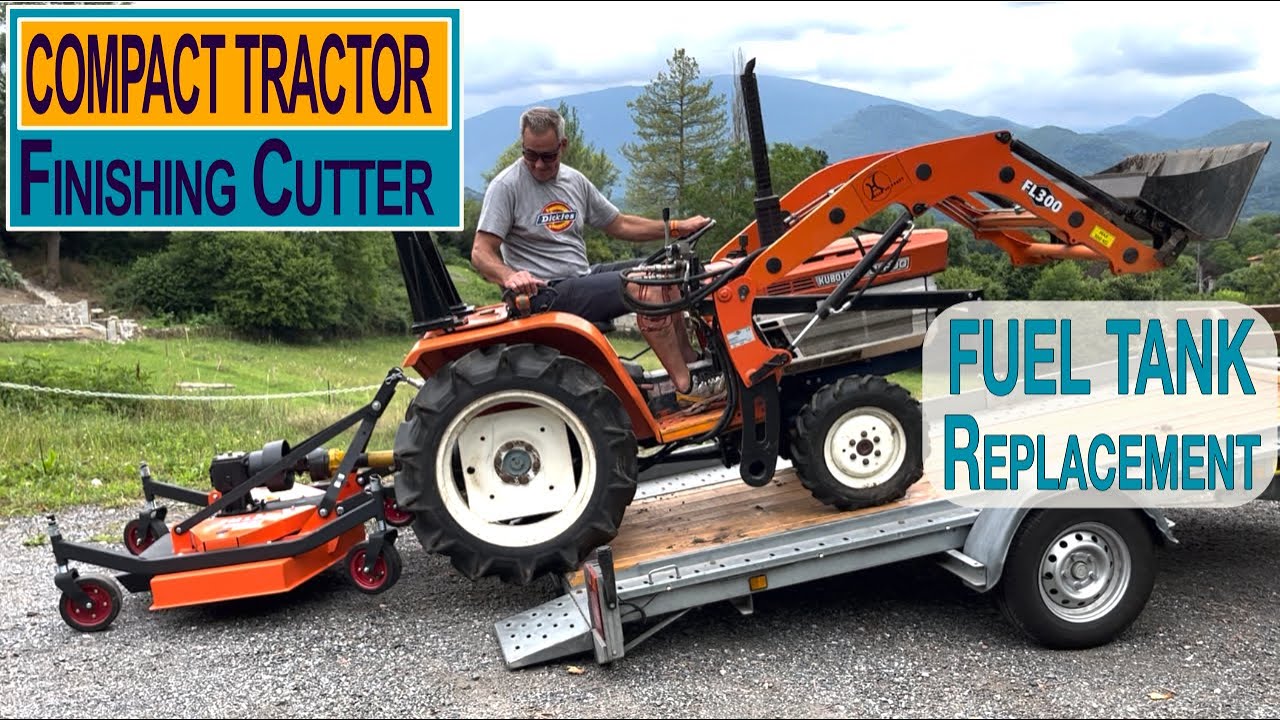Kubota Tractor | Finishing Cutter & Fuel Tank Replacement