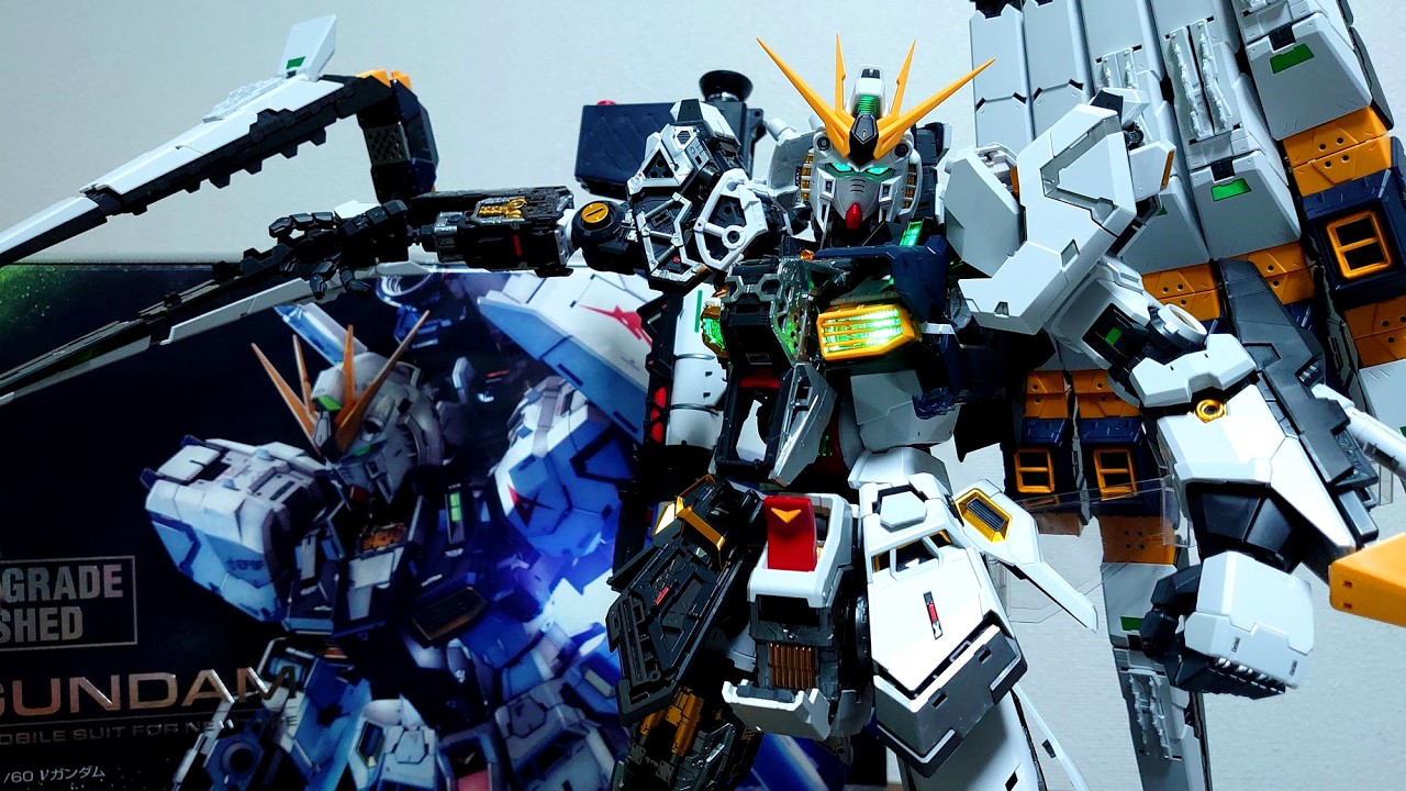 【バンダイ驚異のメカニズム！究極のニューガンダムが登場！？】PG UNLEASHED 1/60 νガンダム　レビュー