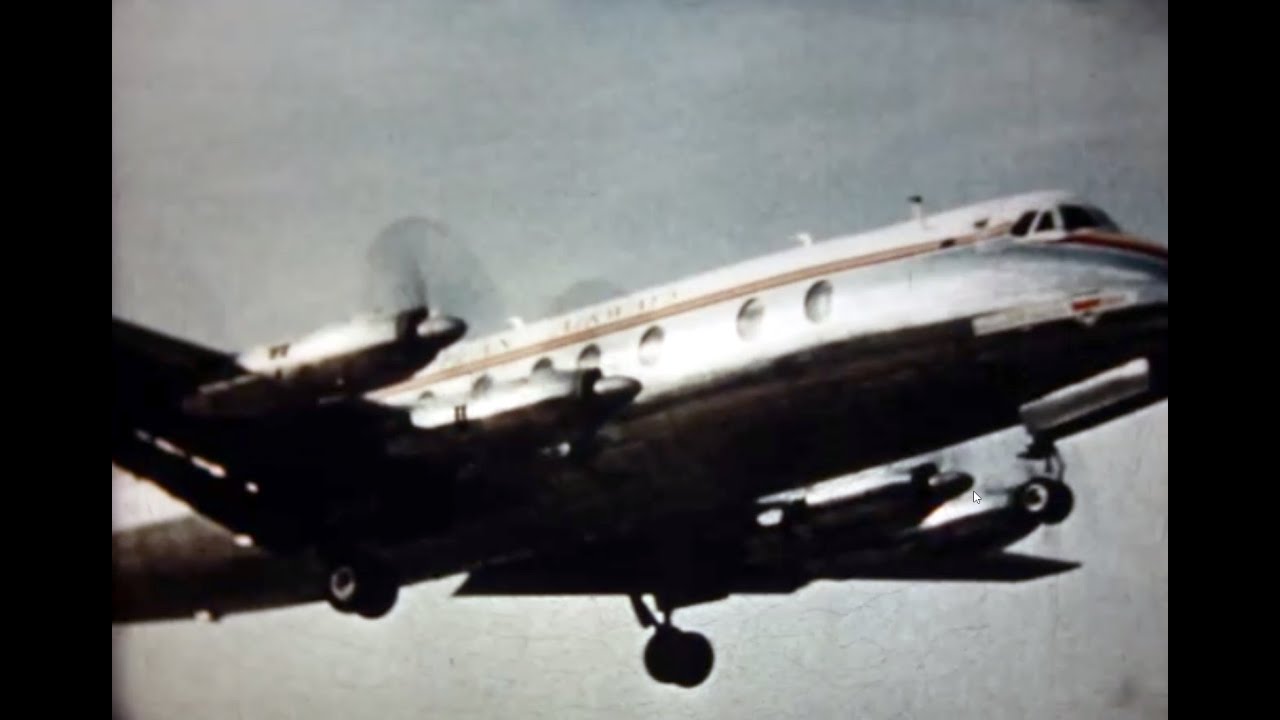 Decca Navigator MK9 on a Vickers Viscount Flight to Frankfurt C1960