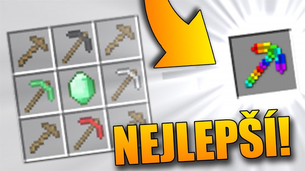 JAK SI VYCRAFTIT TEN NEJLEP&Scaron;&Iacute; 100.000💰💰DUHOV&Yacute; PICKAXE V MINECRAFTU! 😱