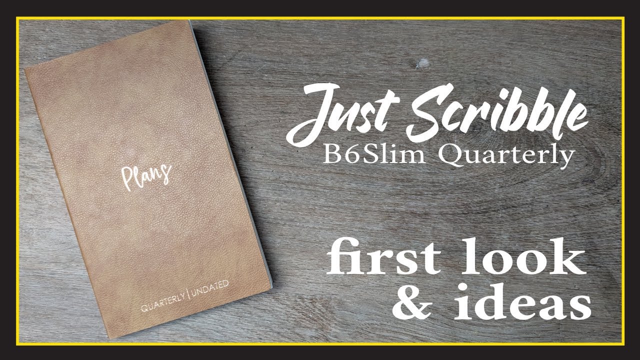 B6 Slim Quarterly | Plans by Just Scribble | Walkthrough & Ideas