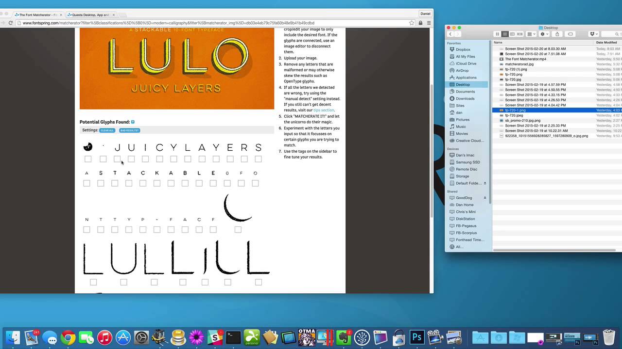 The Font Matcherator