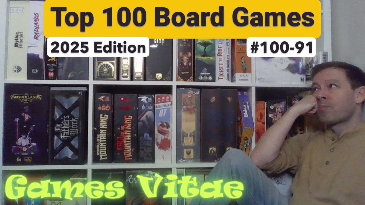 Top 100 Board Games (100-91), 2025 edition