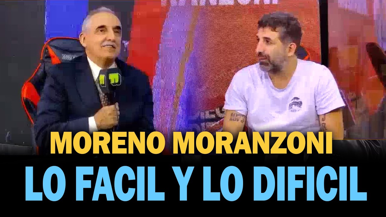 Guillermo Moreno con Diego Moranzoni en 