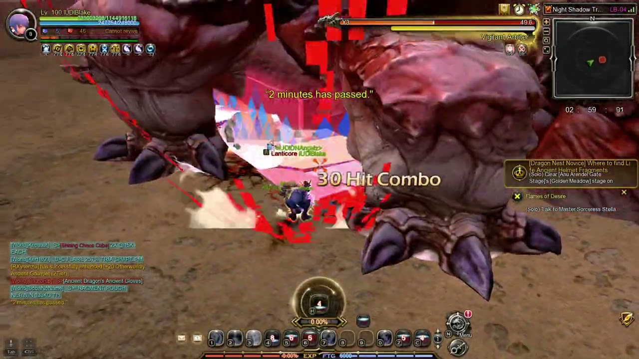 Barbarian NSTG Ascension 4 First Clear (4:55) | Dragon Nest SEA