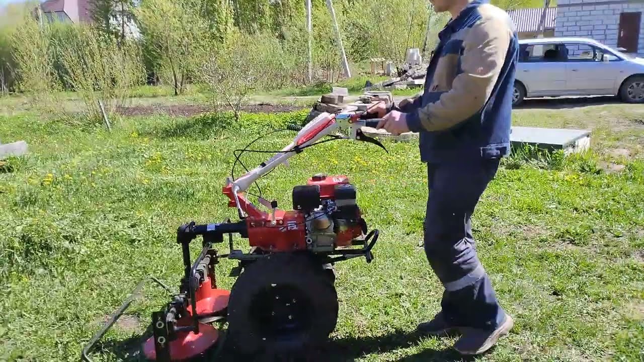 Мотоблок Brait br-105ppro с косилкой Brait MPR800(A)  под вал отбора мощности (ВОМ)