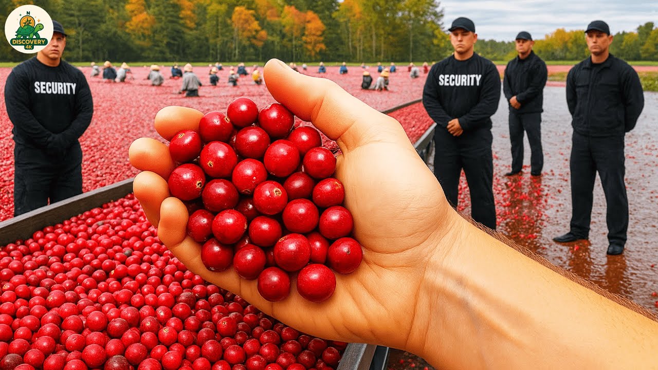 How Million Tons of Cranberry Are Harvested & Processed for Juice &ndash; Incredible Cranberry Farming