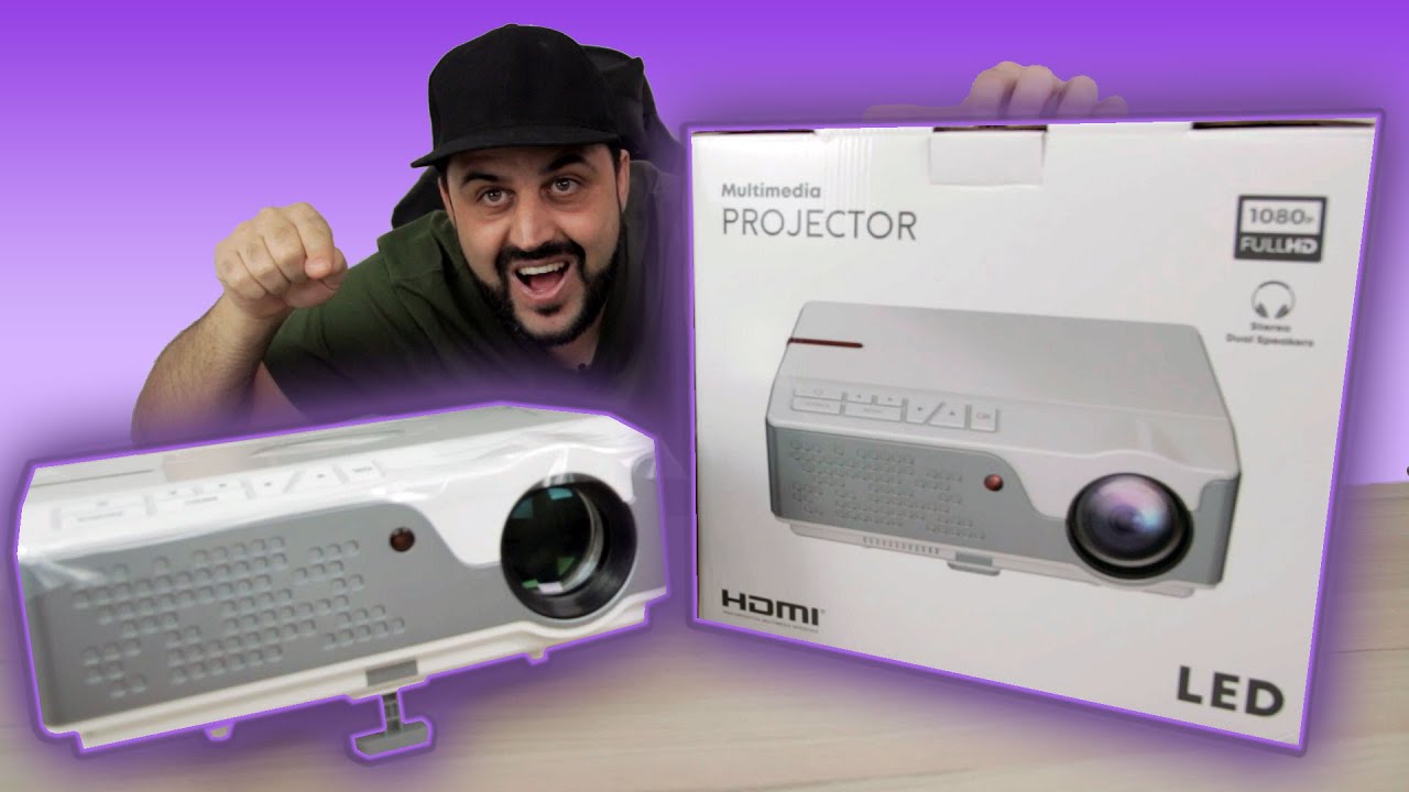Este é o MELHOR PROJETOR FULL HD Bom e Barato que Testei - THUNDEAL TD96