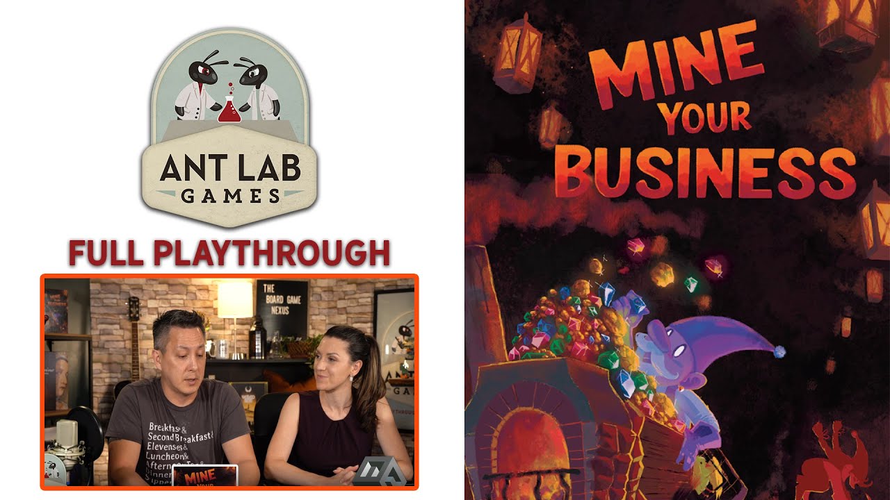 Mine Your Business Board Game Playthrough Preview