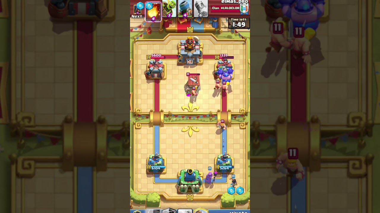 Attack first Survive later 💪 #clashroyale #shorts #youtubegaming  #mobilegaming #subscribe #viral