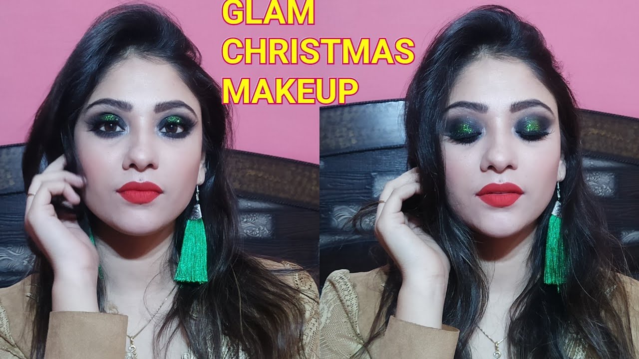 GLAM CHRISTMAS MAKEUP || SHYSTYLES
