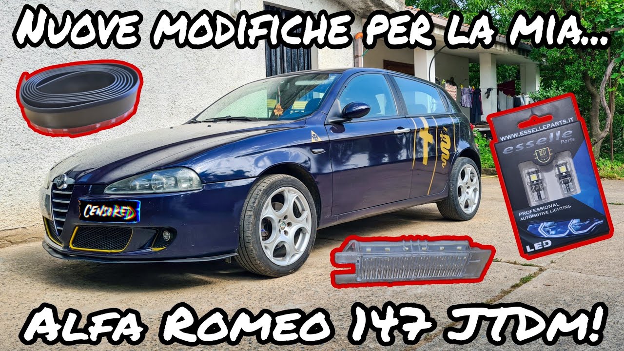 Esselle Parts Italia mi ha fornito vari upgrade per la mia Alfa Romeo 147 JTDm! Proviamoli assieme!😎