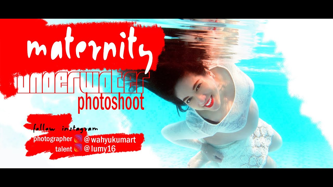 MATERNITY PHOTOSHOOT - hamil besar di foto underwater