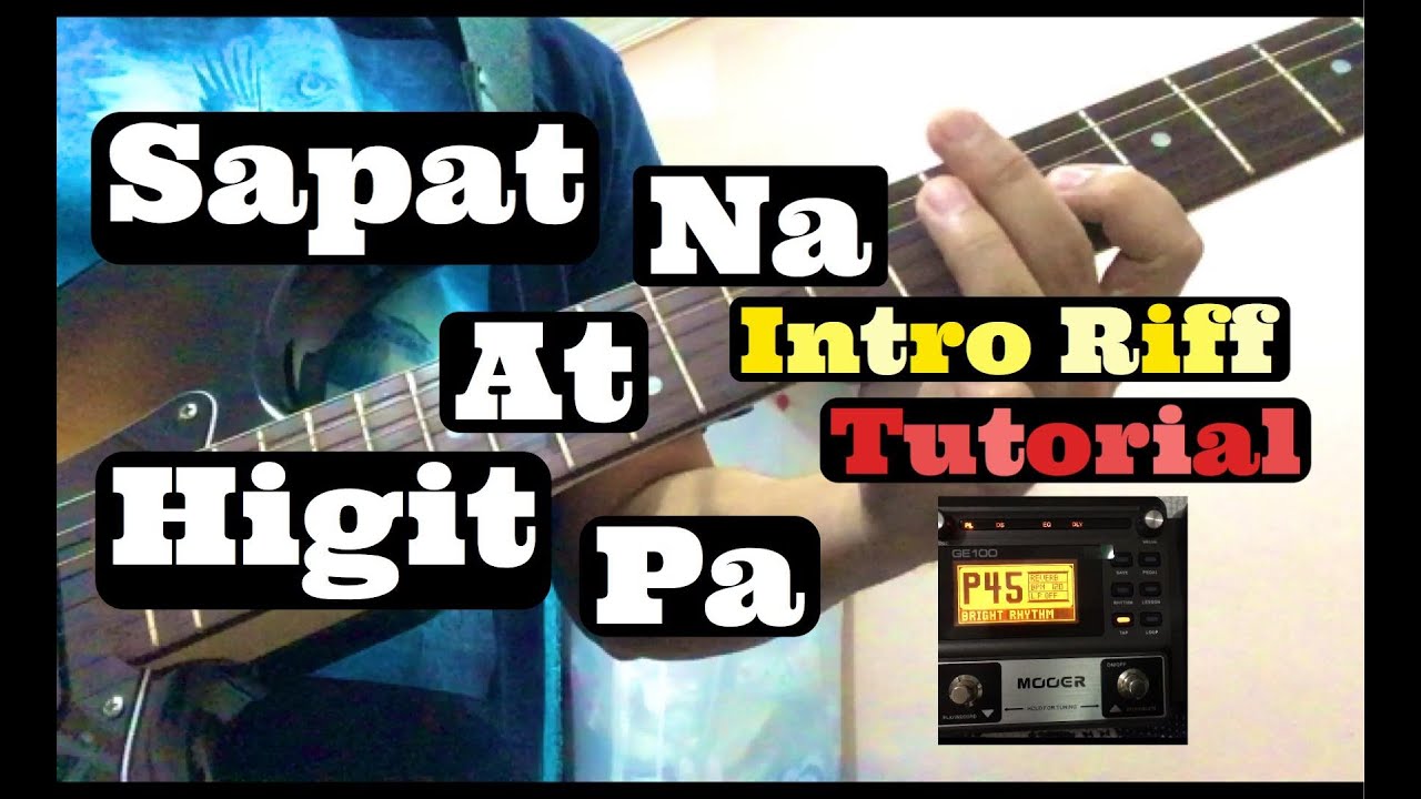 Sapat na at Higit pa Intro Riff Tutorial