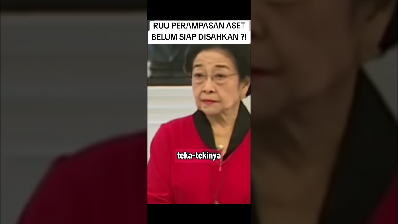 KETUA DPR, Puan Maharani Belum siap SAH kan RUU PERAMPASAN ASET #dpr #bubarkandpr #puanmaharani
